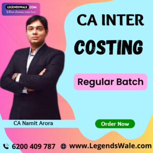 CA Inter New Syllabus Cost & Management Accounting Regular Batch By CA Namit Arora