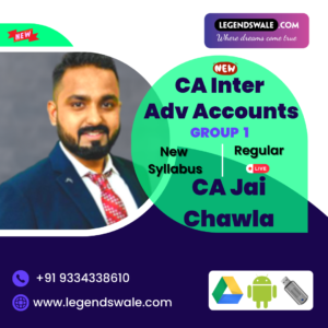 CA Inter New Syllabus Advanced Accounting Regular Live Batch By CA Jai Chawla
