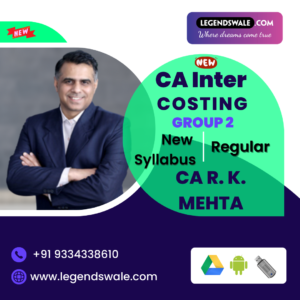 CA Inter New Syllabus Cost & Management Accounting By CA RK Mehta
