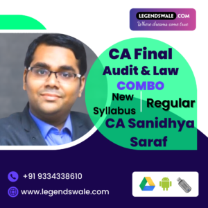 CA Final Audit & Law Regular Combo By CA Sanidhya Saraf