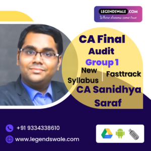 CA Final Audit Fasttrack Combo By CA Sanidhya Saraf