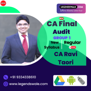 CA Final New Syllabus Audit Regular In-Depth Full Course By CA Ravi Taori