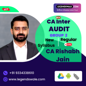 CA Inter New Syllabus Auditing & Ethics Regular Live Batch By CA Rishabh Jain