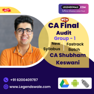 CA Final New Syllabus Audit Fastrack Batch By CA Shubham Keswani