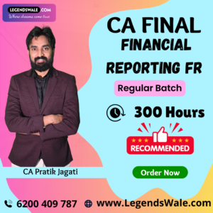 CA Final New Syllabus Financial Reporting FR Regular Batch By CA Pratik Jagati