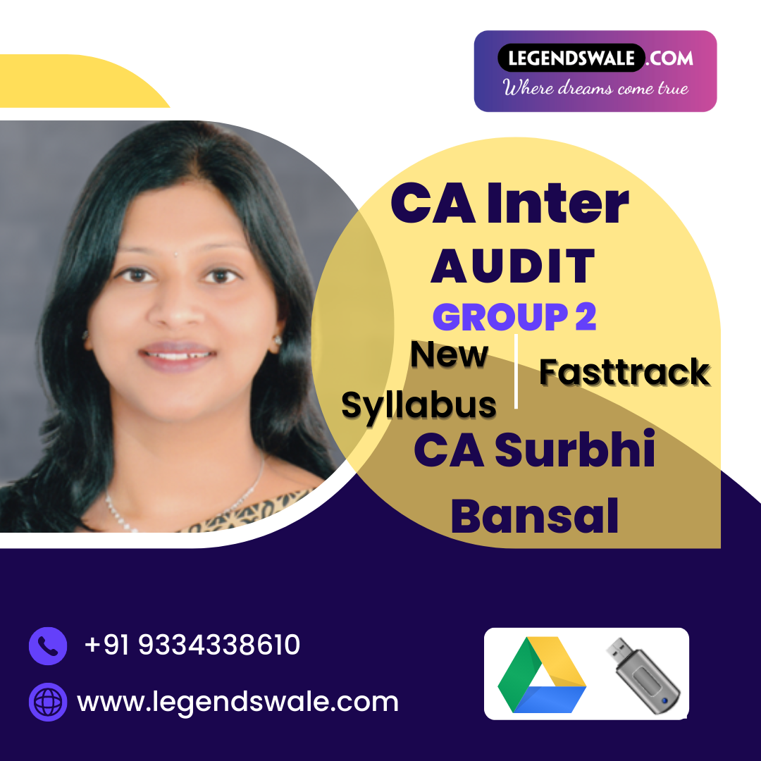 CA Inter Auditing & Assurance Fasttrack Batch By CA Surbhi Bansal