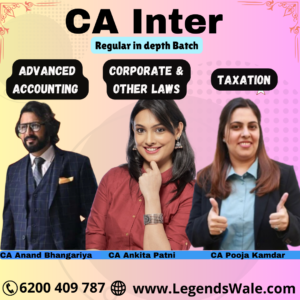 CA Inter New Syllabus Group 1 Combo Live Regular Lectures By Swapnil Patni Classes