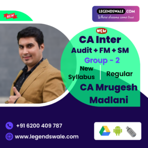 CA Inter Audit & FM SM Regular Batch By CA Mrugesh Madlani