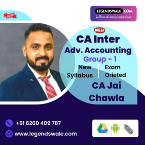 CA Inter New Syllabus Advance Accounting Exam-Oreinted Batch By CA Jai Chawla