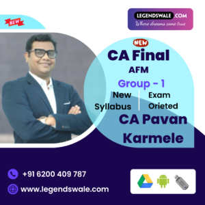 CA Final New Syllabus Advanced Financial Management Fastrack Batch By CA Pavan Karmele
