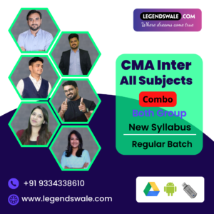 CMA Inter Both Group Combo Regular Batch By CA Pranav Chandak , CA Abhishek Bansal , CA Aditya Sharma , CMA CS Rohan Nimbalkar , Prof. Disha Chandak & Prof. Hemangi Kothari
