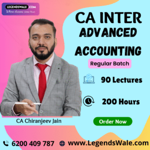 CA Inter New Syllabus Advanced Accounting Regular Batch English By CA Chiranjeev Jain