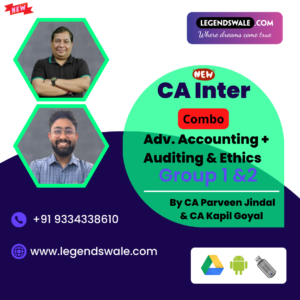 CA Inter Combo Advanced Accounting + Auditing & Ethics By CA Parveen Jindal & CA Kapil Goyal