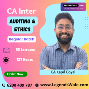 CA Inter New Syllabus Auditing & Ethics Regular Batch By CA Kapil Goyal