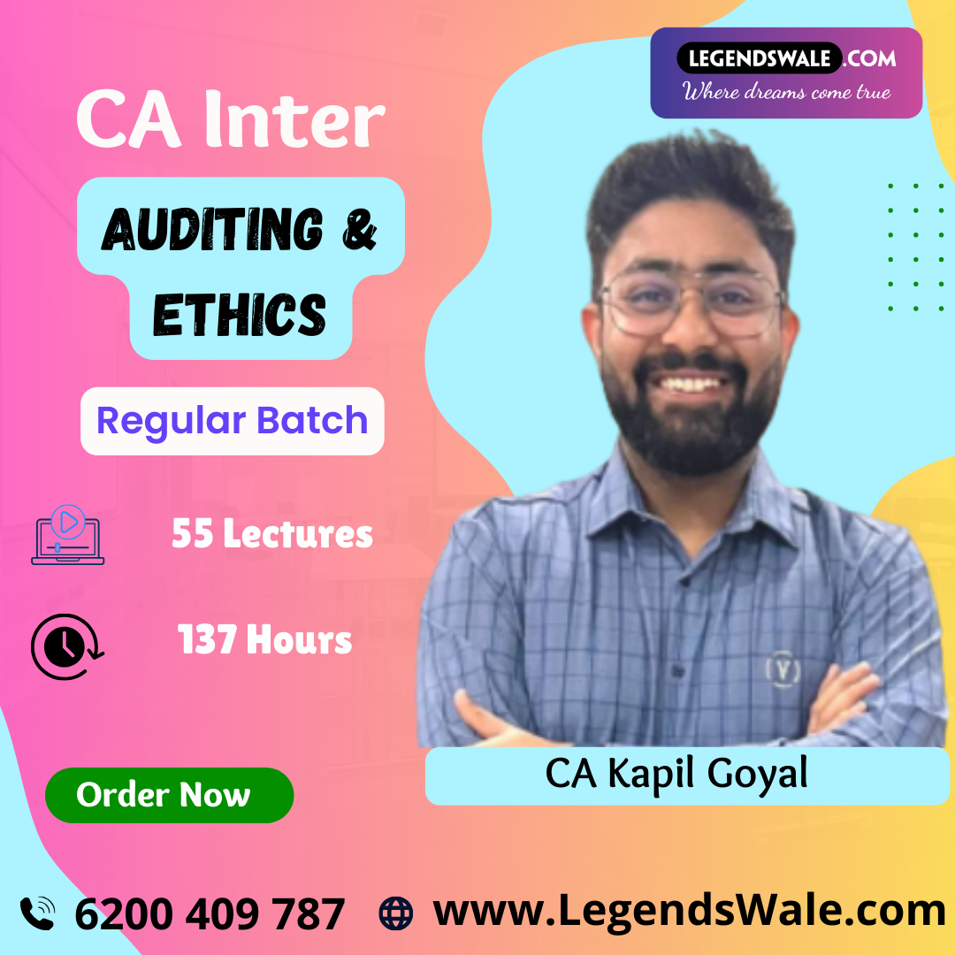 CA Inter New Syllabus Auditing & Ethics Regular Batch By CA Kapil Goyal