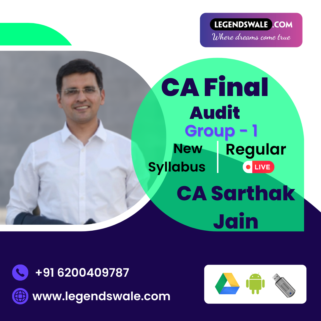 CA Final New Syllabus Audit Regular Batch by CA Sarthak Jain