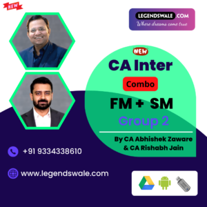 CA Inter New Syllabus FM SM Regular Live Batch By CA Abhishek Zaware & CA Rishabh Jain