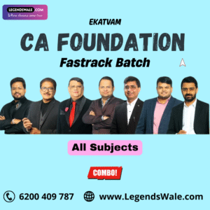 CA Foundation All Subjects Combo Fasttrack Batch By Ekatvam Academy