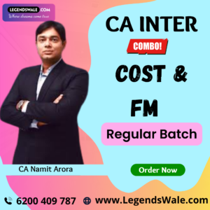 CA Inter New Syllabus Combo Cost & FM Regular By CA Namit Arora