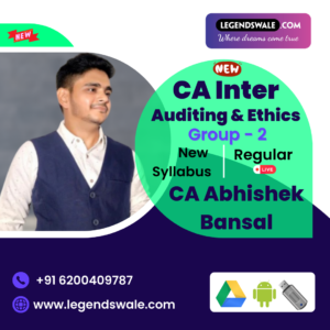 CA Inter New Syllabus Auditing & Ethics Regular Batch By CA Abhishek Bansal