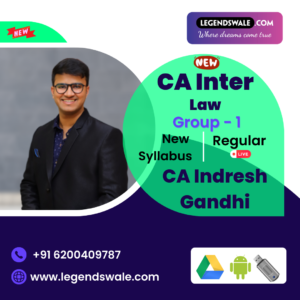 CA Inter New Syllabus Corporate & Other Laws Regular Live Batch By CA Indresh Gandhi