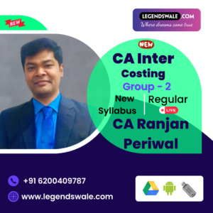 CA Inter New Syllabus Costing Regular Batch By CA Ranjan Periwal