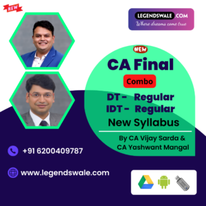 CA Final New Syllabus Direct Tax & Indirect Tax Regular Batch By CA Vijay Sarda & CA Yashwant Mangal