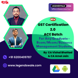 GST Certification 2.0 - PRO Batch For Any Graduate - Bcom/Mcom/Business Management Students By CA Vishal Bhattad & CA Amol Jain