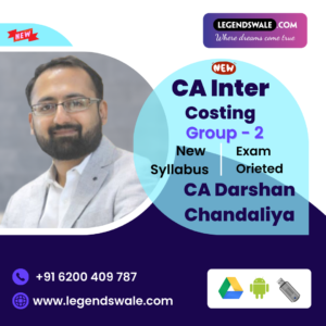 CA Inter Costing Regular Exam-Oriented Batch By CA Darshan Chandaliya
