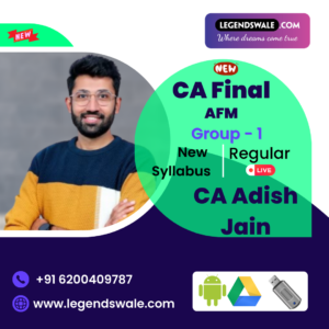 CA Final New Syllabus AFM Regular Batch By CA Adish Jain