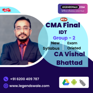 CMA Final New Syllabus Indirect Tax Regular Exam-Oriented Batch by CA Vishal Bhattad