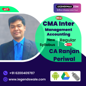 CMA Inter New Syllabus Management Accounting Regular Batch By CA Ranjan Periwal