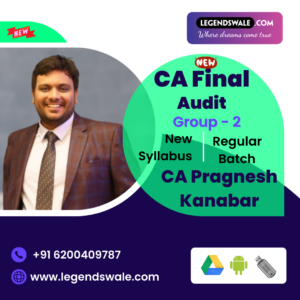 CA Final New Syllabus Audit Regular Batch By CA Pragnesh Kanabar