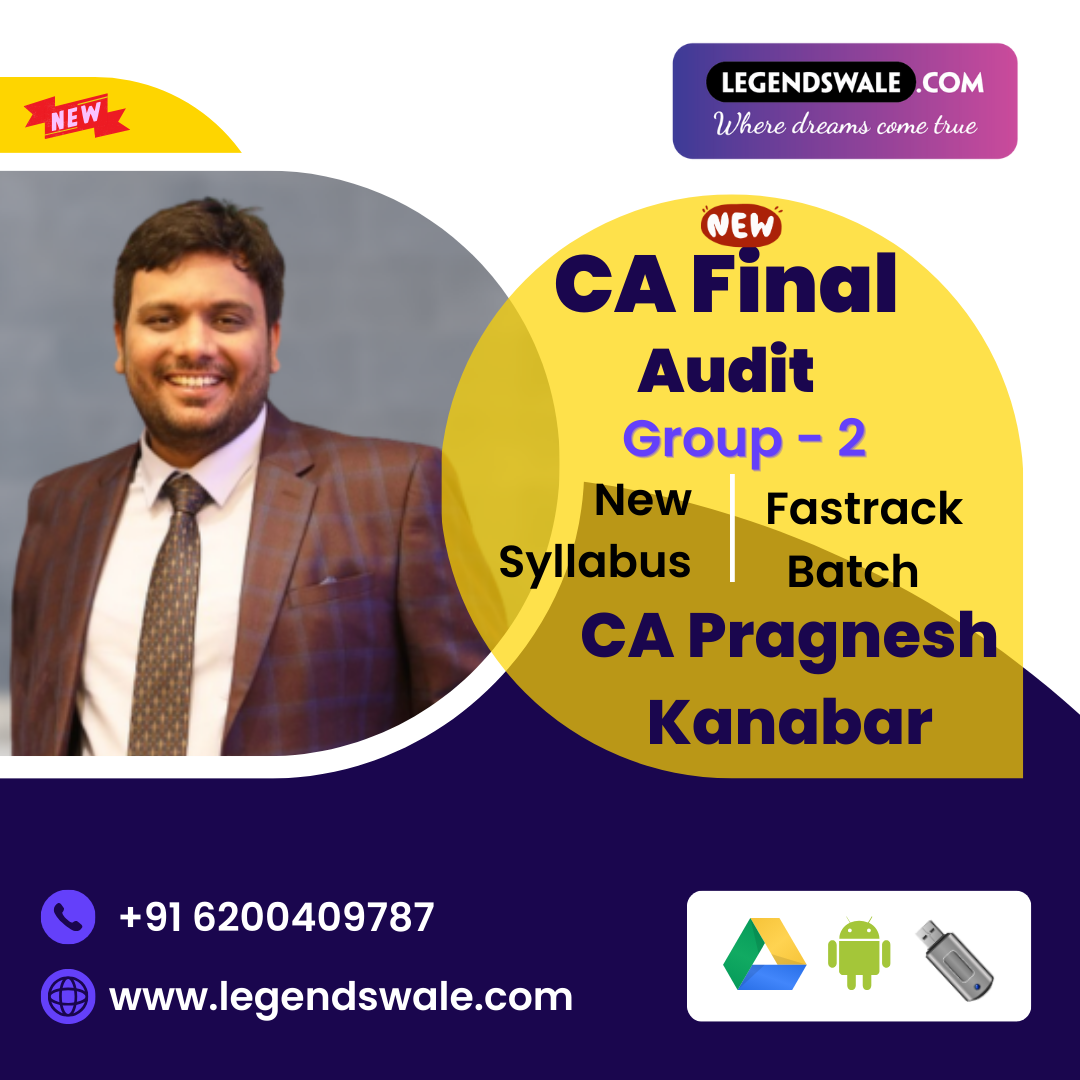 CA Final New Syllabus Audit Fastrack Batch By CA Pragnesh Kanabar