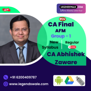 CA Final New Syllabus Advanced Financial Management AFM  Regular Batch By CA Abhishek Zaware
