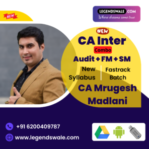 CA Inter Audit & FM SM Fastrack Batch Only By CA Mrugesh Madlani