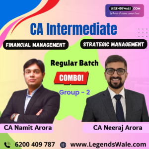CA Inter New Syllabus Combo FM & SM Regular Batch By CA Namit Arora & CA Neeraj Arora