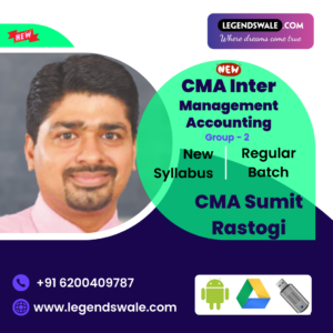 CMA Inter New Syllabus Management Accounting Regular Batch By CMA Sumit Rastogi