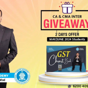 CA Inter Chartbook GST By CA Vishal Bhattad Sir