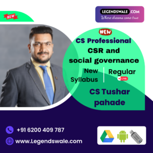 CS Professional New syllabus Regular Batch By CS Tushar Pahade