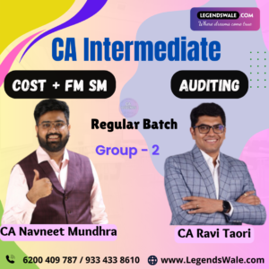 CA Inter New Syllabus Group 2 Combo Batch By CA Navneet Mundhra & CA Ravi Taori