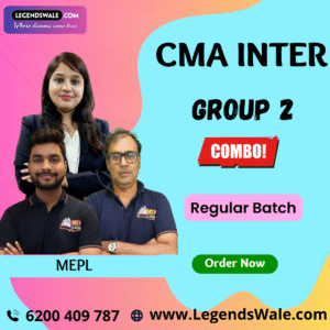 CMA Inter Combo Group 2 Regular Batch By MEPL