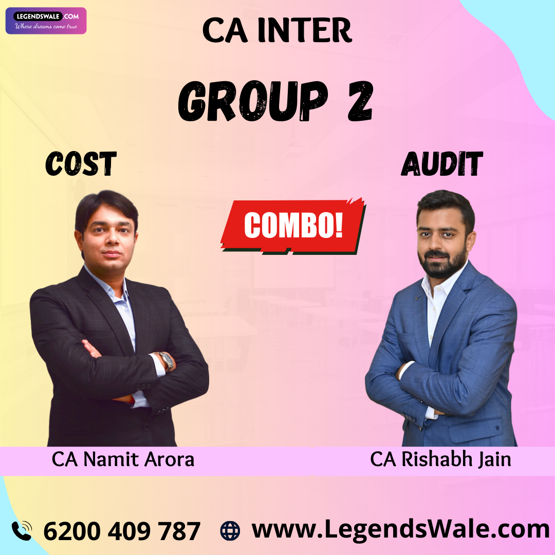 CA Inter Costing & Audit Combo Regular Batch By CA Rishabh Jain & CA Namit Arora